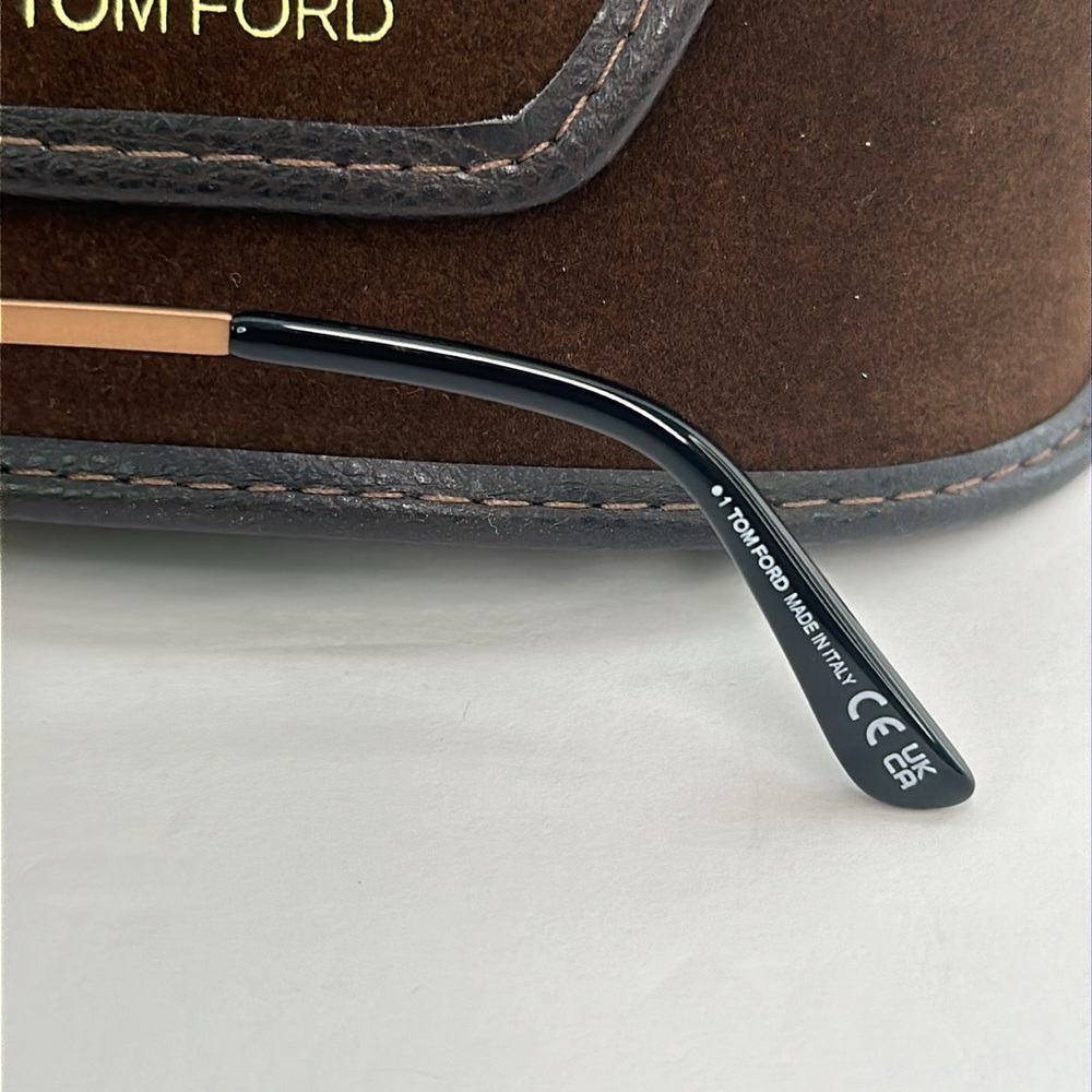 New Authentic Tom Ford Gold Gradient Xaier TF 1060 Aviator Sunglasses - Picture 8 of 15